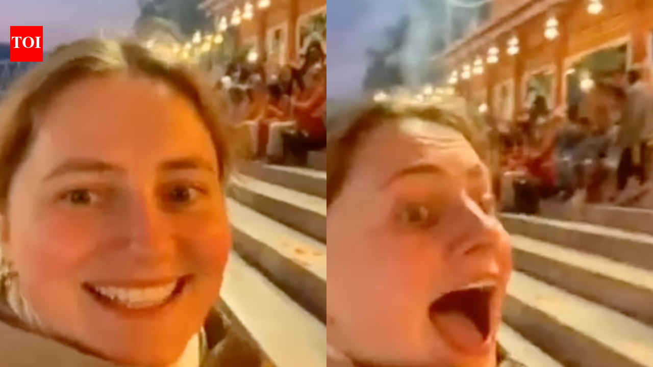 Influencer stands before the temple and says, 'Give me a sign,' and then what happens next is hard to believe!