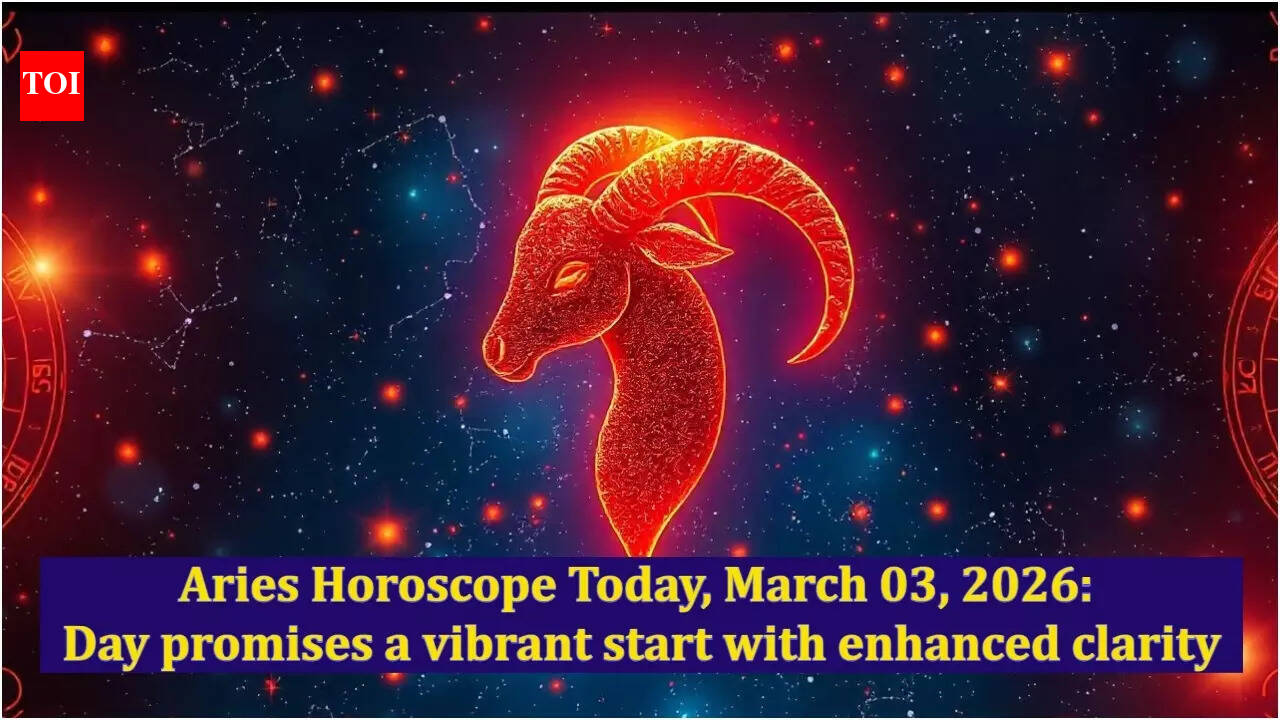 Aries Horoscope Today, March 03, 2026: Day promises a vibrant start with enhanced clarity