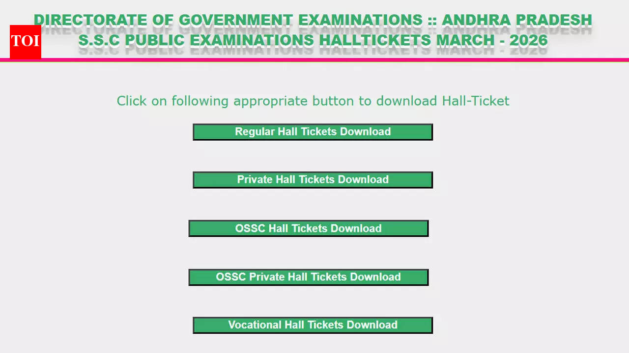 एपी एसएससी हॉल टिकट 2026 bse.ap.gov.in पर जारी; कक्षा 10 के प्रवेश पत्र यहां से डाउनलोड करें |