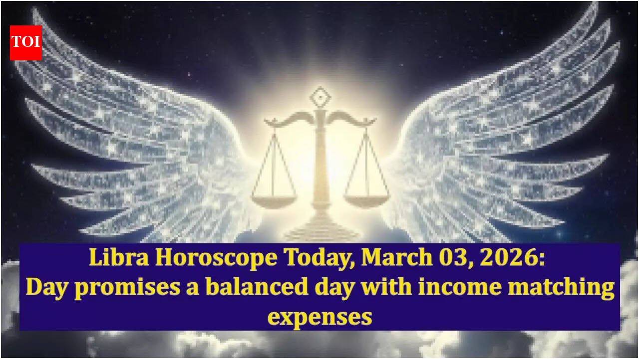 Libra Horoscope Today, March 03, 2026: Day promises a balanced day with income matching expenses
