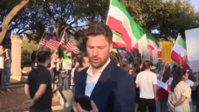 Watch: CBS Austin reporter asked not to focus on pro-Trump Iran rally. 'Well, I am'