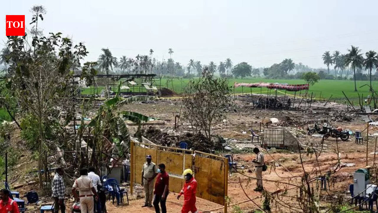 Vetlapalem firecracker unit blast: Death toll rises to 22 | Vijayawada ...