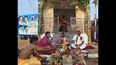 Jallikattu bull owner honours animal with memorial on 1st death anniversary