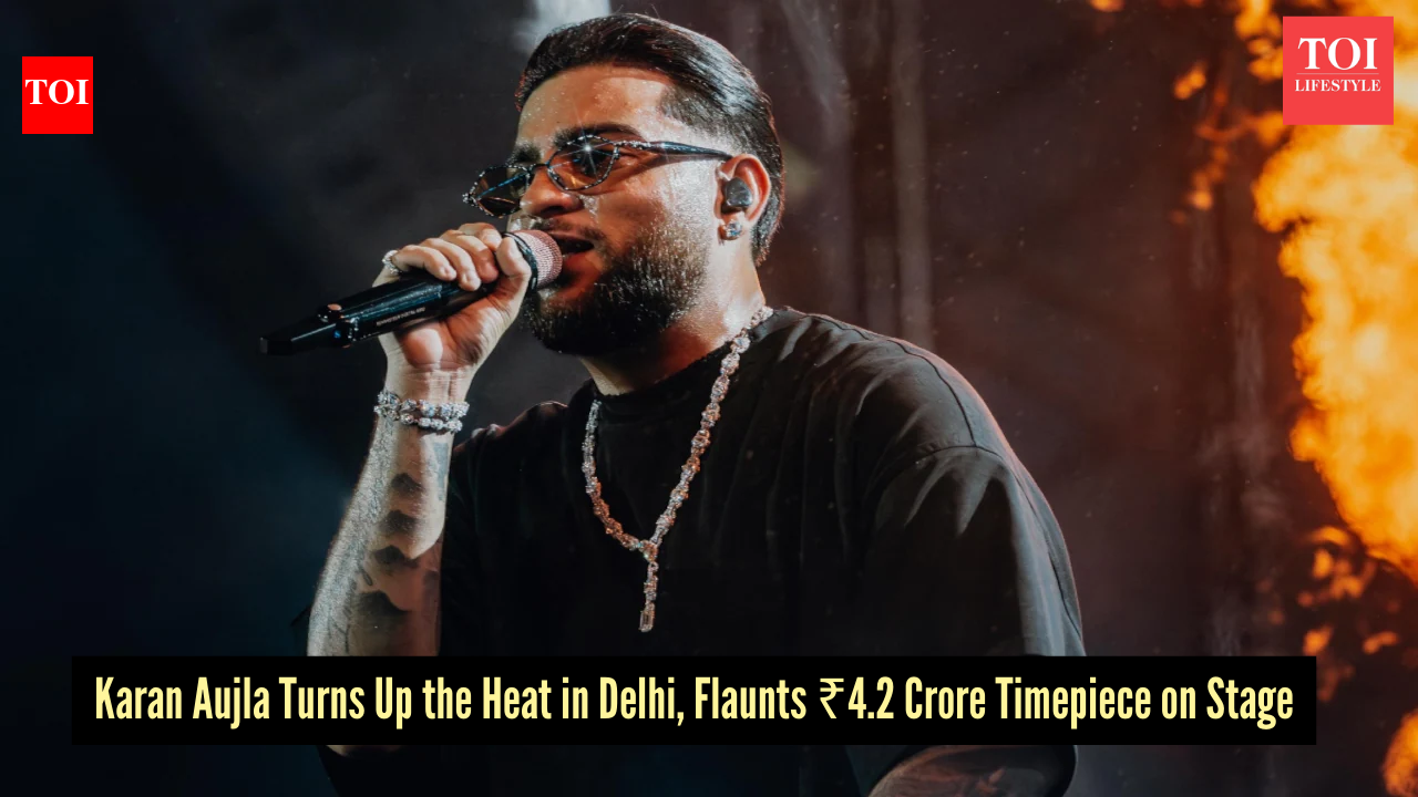 Not just music: Karan Aujla’s Rs 4.2 crore watch became the biggest flex at his Delhi concert