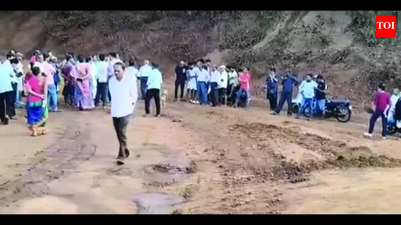 Mulgao villagers storm mining site, stop operations | Goa News - The Times  of India