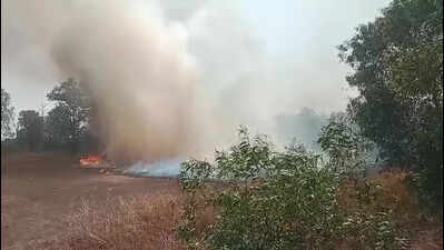 Fire at Veer Surendra Sai airport campus in Jharsuguda