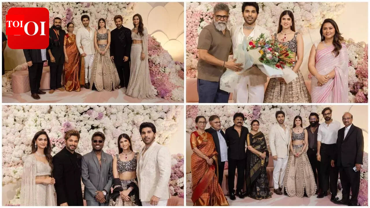Allu Sirish–Nayanika Reddy pre-wedding bash: Ram Charan, Nagarjuna, Sandeep Reddy Vanga and others light up Allu Studios