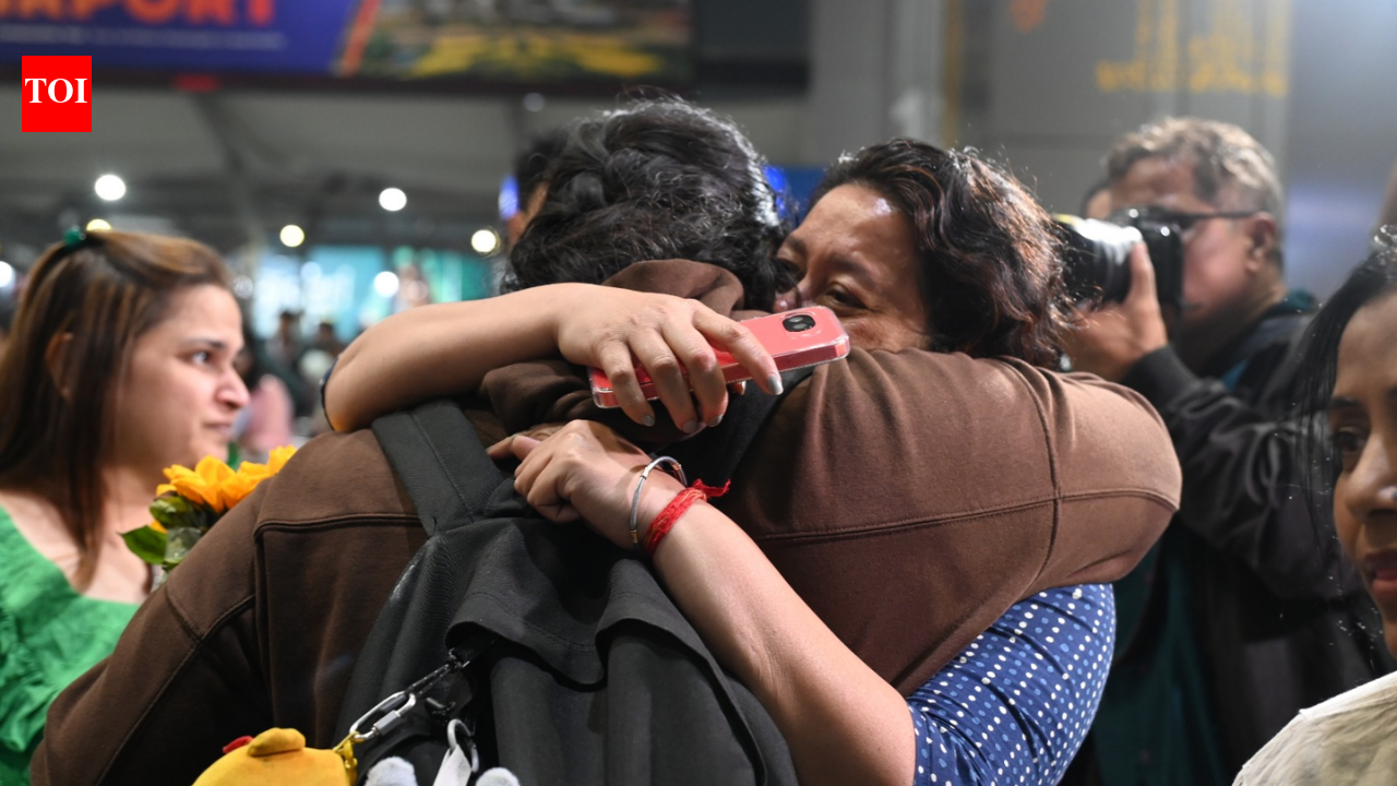 ‘We heard missile over hotel’: 310 travellers from Abu Dhabi land in Delhi amid Gulf crisis, families break down at IGI