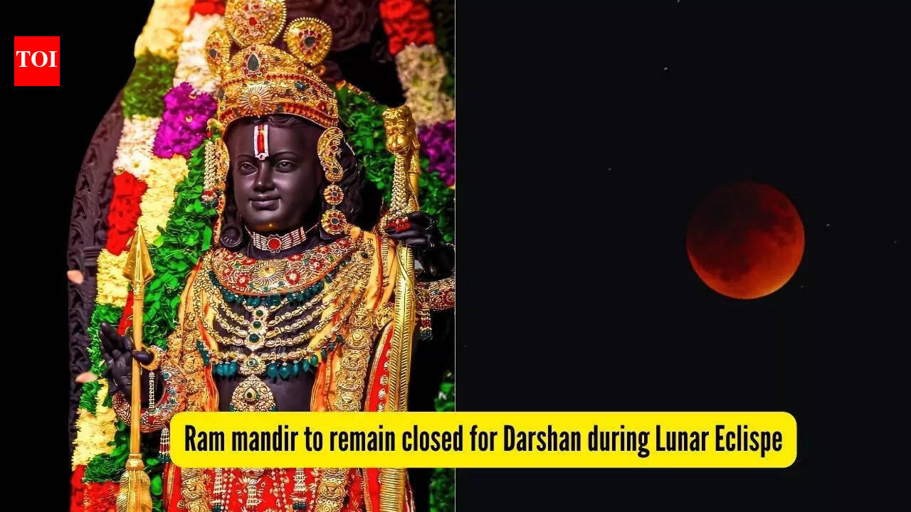 Lunar Eclipse travel advisory 2026: Ayodhya’s Ram Mandir to remain closed for darshan today between...