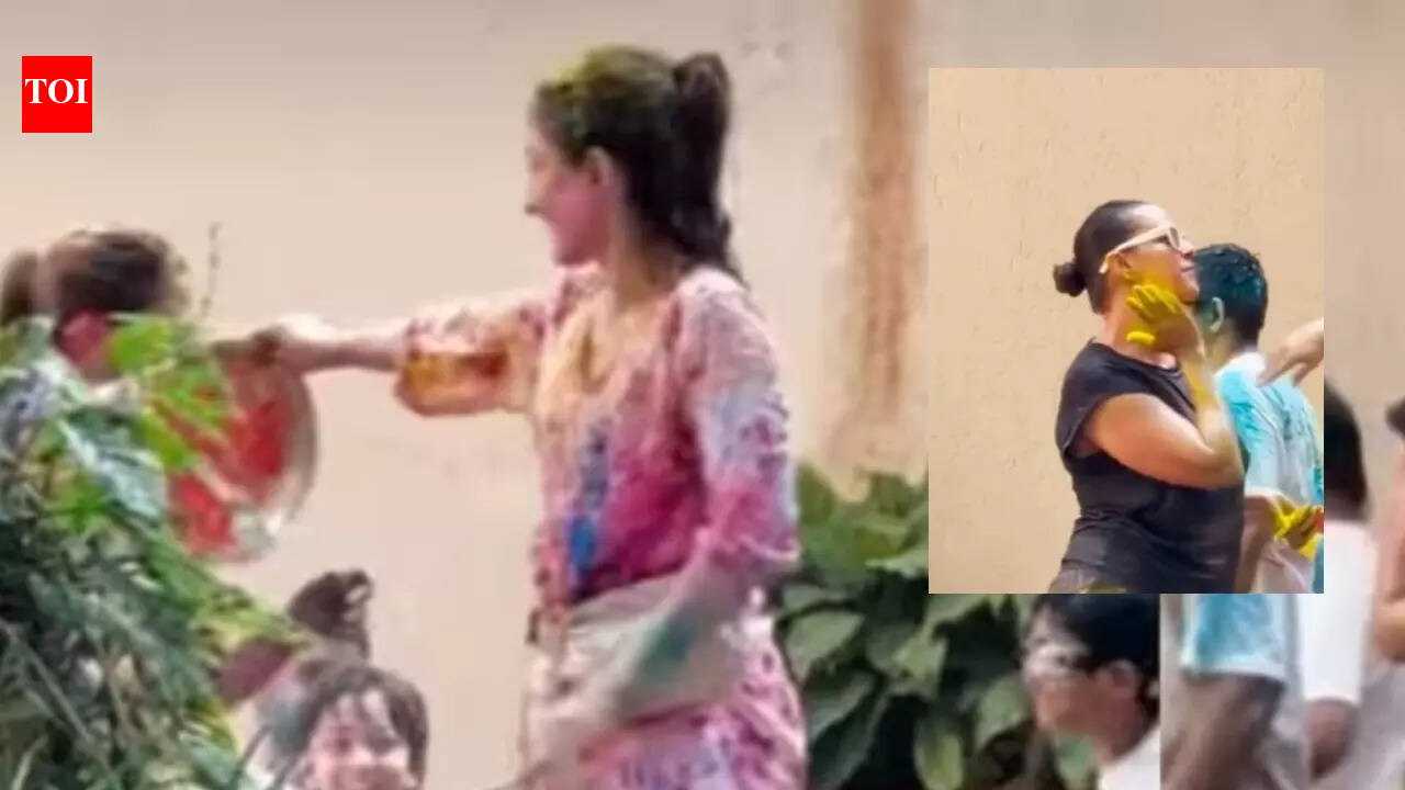 Holi 2026: Soha Ali Khan and Neha Dhupia's Holi celebrations with their kids go viral—WATCH