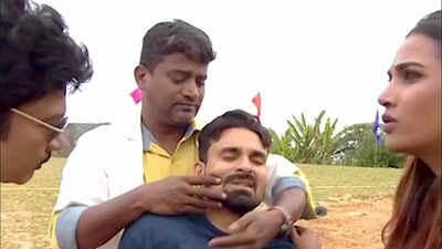  Yogesh gets injured during the task