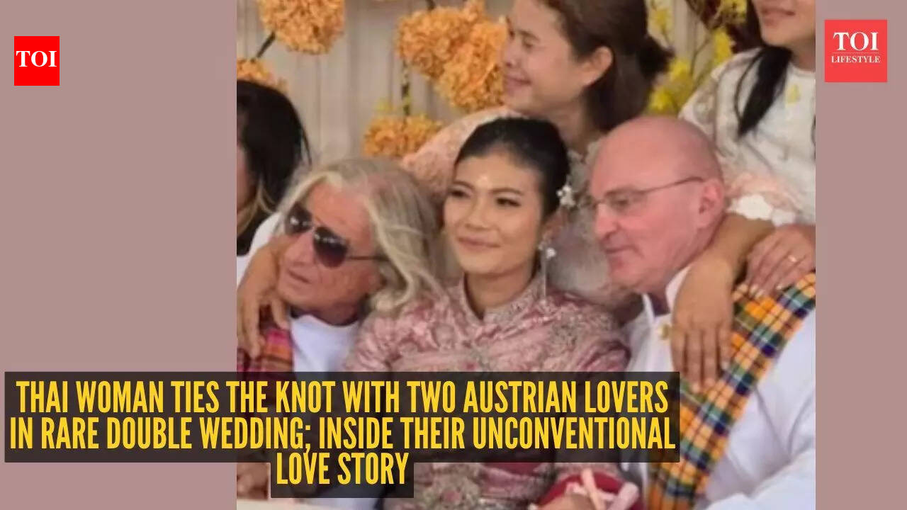 Thai woman ties the knot with two Austrian lovers in rare double wedding; inside their unconventional love story – The Times of India Thai woman ties the knot with two Austrian lovers in rare double wedding; inside their unconventional love story – The Times of India