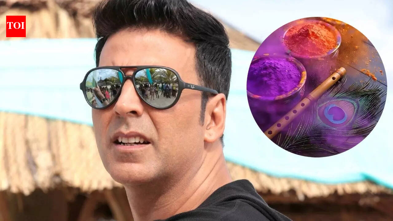 'Thoda sa rang, thodi si masti': 'Bhooth Bangla' actor Akshay Kumar’s Holi greeting charms fans