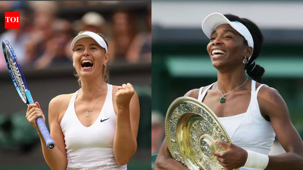 Maria Sharapova to Venus Williams: Five inspiring women tennis stars who rose above low rankings to lift the Wimbledon trophy
