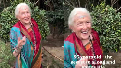 93-year-old American woman shares her shocking secret to health and happiness, leaving social media amazed by her ‘ageing with grace in India’