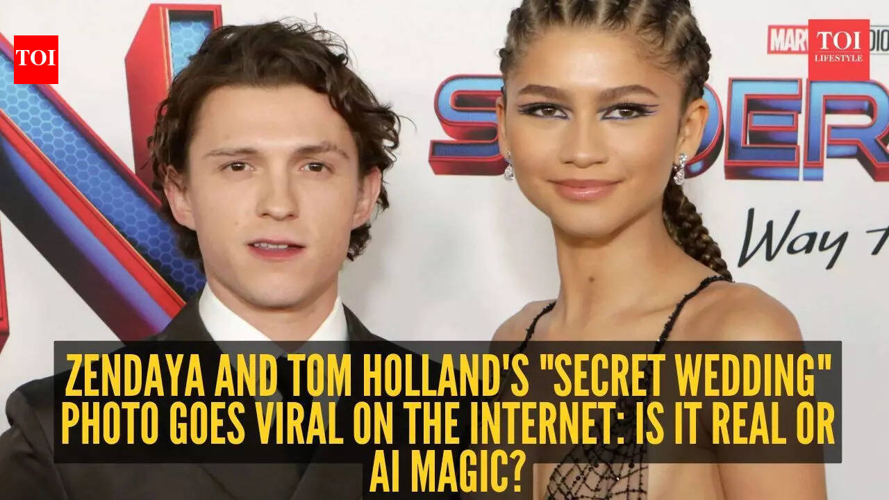 Zendaya and Tom Holland's "Secret Wedding" photo goes viral on the internet: Is it real or AI magic?