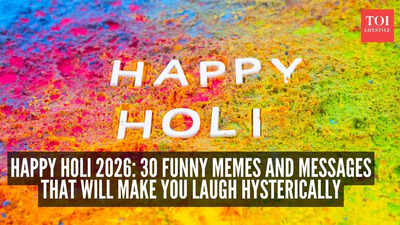 Happy Holi 2026: 30 funny memes and messages that will make you laugh hysterically