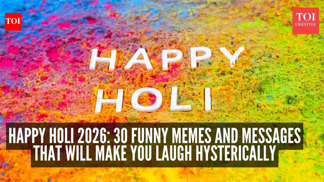 Happy Holi 2026: 30 funny memes and messages that will make you laugh hysterically