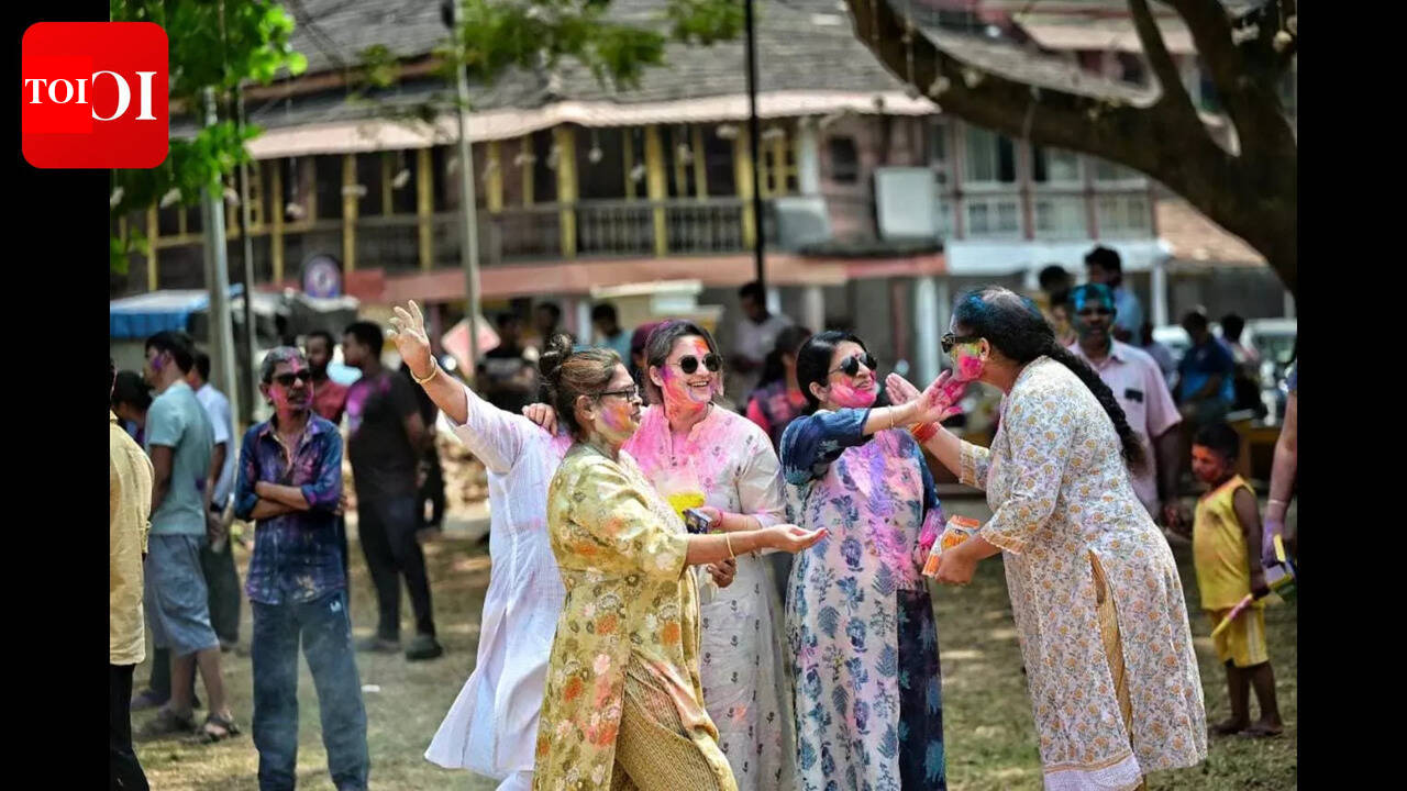 Colours, cheer and Bollywood beats mark Holi in Goa