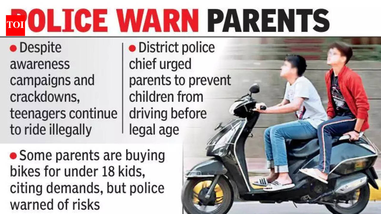 Underage driving on rise in Vizianagaram, 1,300 minors booked in a year ...