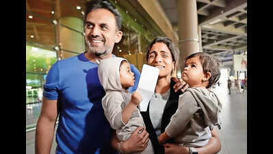 Happy reunions as stranded Gulf travellers return home to Mumbai