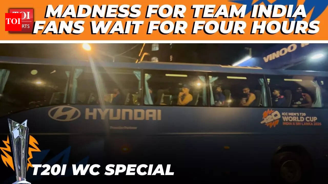 India fans wait for over four hours to see their heroes outside Wankhede