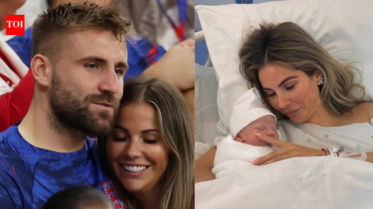 Manchester United defender Luke Shaw welcomes baby girl Paisley with partner Anouska Santos and shares sweet family moment