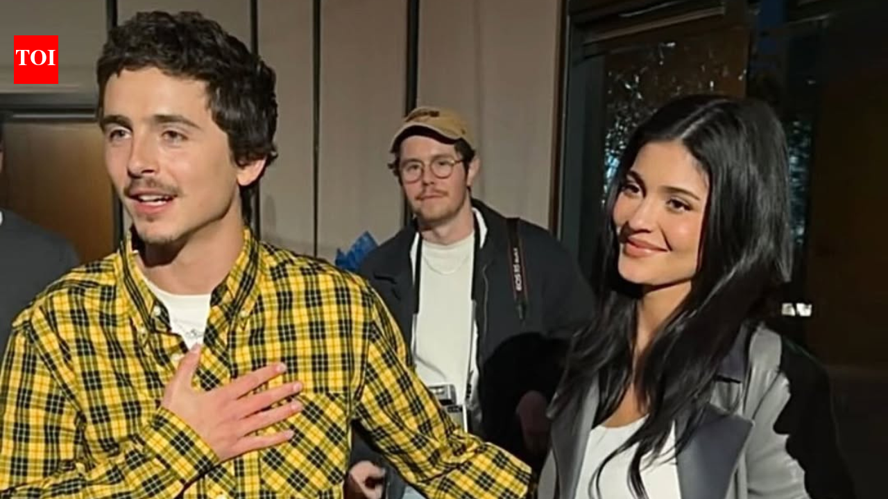 Kylie Jenner and Timothée Chalamet step out for a rare public date night at a Los Angeles theatre event