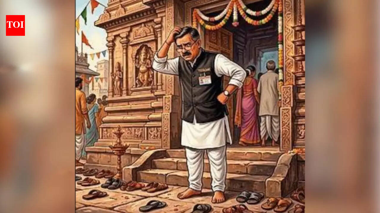 Tehsildar loses slippers near temple, lodges complaint to flag ‘rise in theft’ in Madhya Pradesh