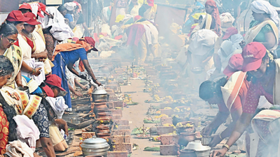  Devotee lines stretch nearly 10km as Kerala's Attukal Pongala records highest post-pandemic turnout