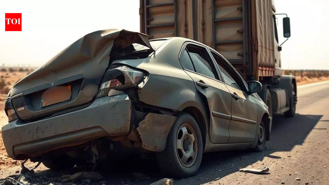 5 of Bengaluru family die after car rams stationary truck in Chittoor