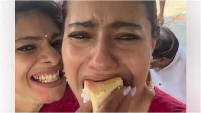 Kajol posts a hilarious birthday wish for Tanishaa Mukerji: 'Is it my birthday or hers?' - Watch VIDEO