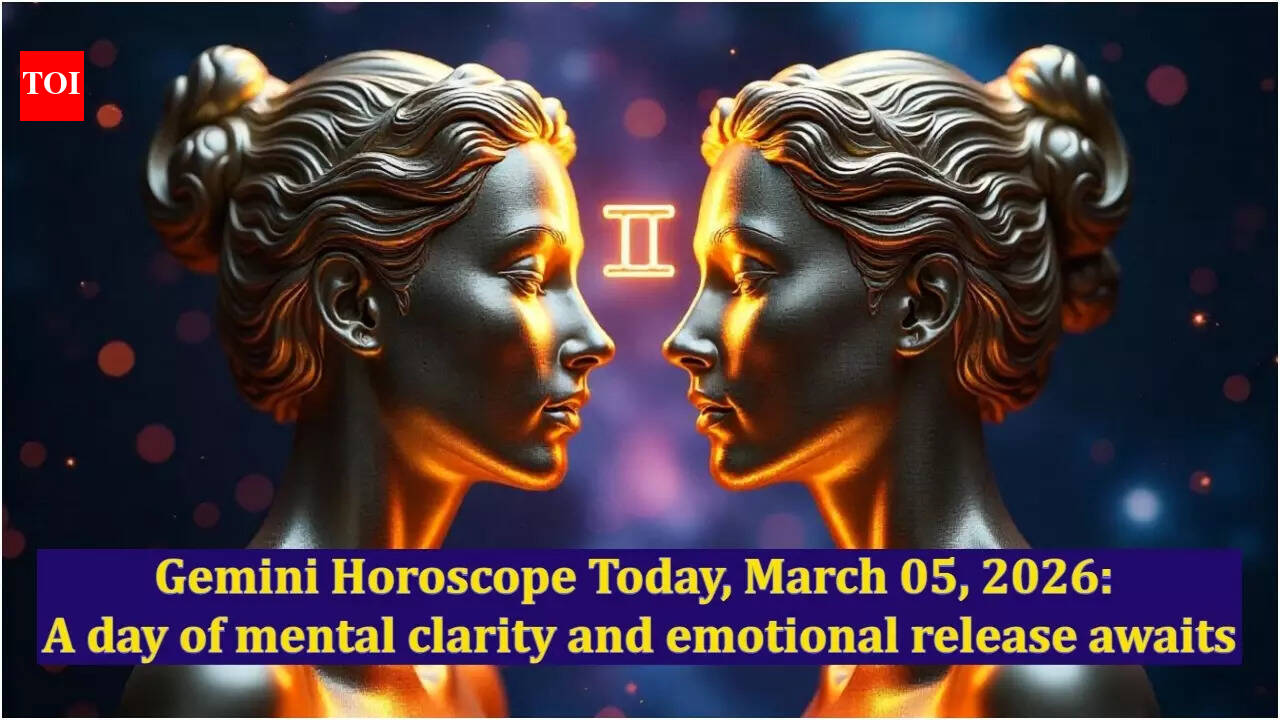 Gemini Horoscope Today, March 05, 2026: A day of mental clarity and emotional release awaits