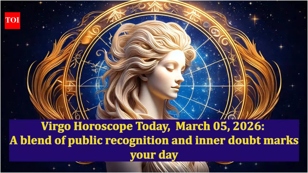 Virgo Horoscope Today,  March 05, 2026: A blend of public recognition and inner doubt marks your day