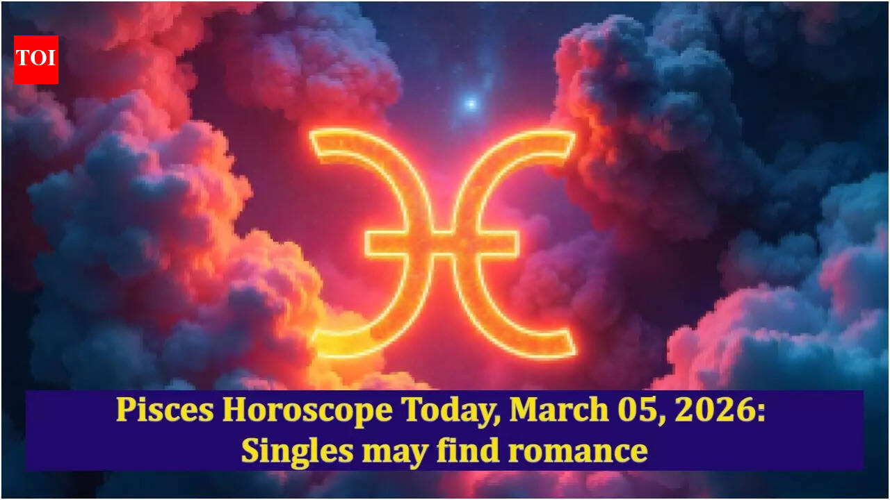 Pisces Horoscope Today, March 05, 2026: Singles may find romance