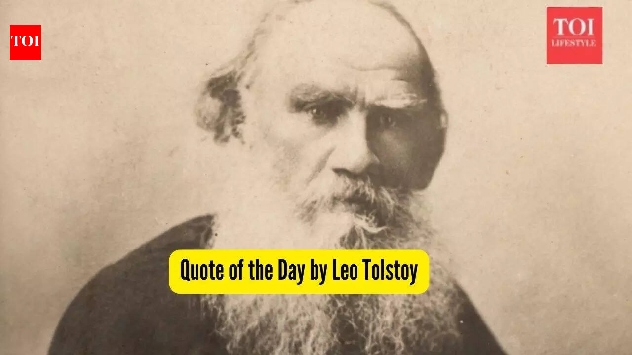 Quote of the Day by Leo Tolstoy: 