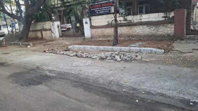 CIT Colony residents flag broken pavements last repaired 15 yrs ago