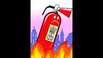 Fire breaks out in sixth floor flat in shyam nagar prompting rescue and evacuation