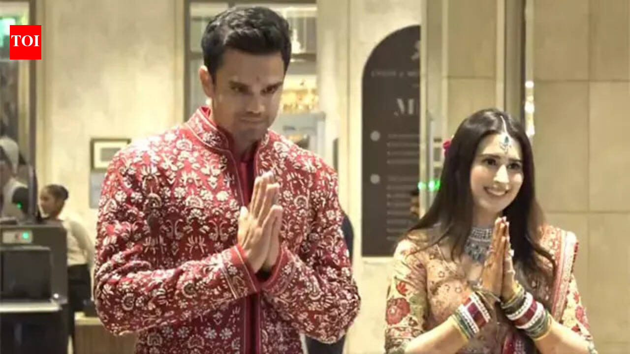 Live: Arjun Tendulkar, Saaniya Chandhok tie the knot in grand ceremony – Watch