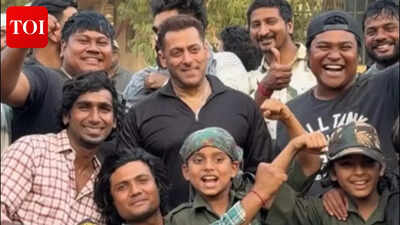 Salman Khan is all smiles on 'Battle of Galwan' sets amid father Salim Khan's recovery in hospital - PICS