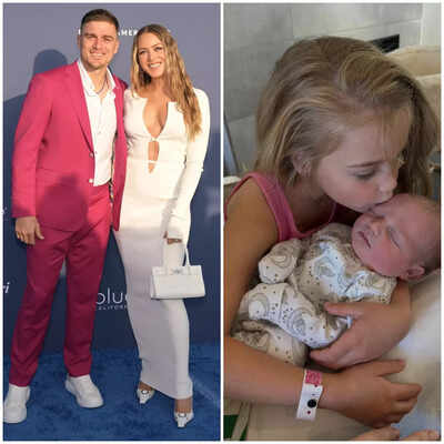 Los Angeles Dodgers star Kiké Hernández shares adorable moment as daughter Penélope welcomes baby brother Santiago José