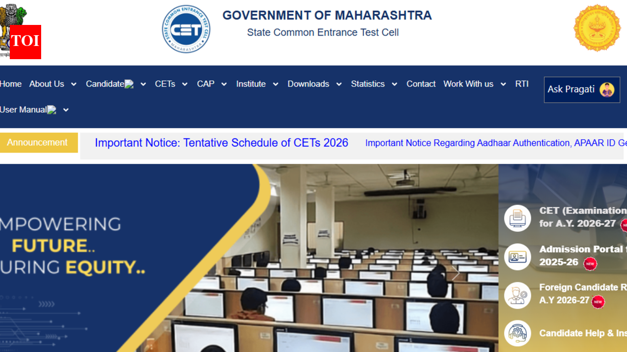 MHT CET 2026 application correction window opens today for PCM, PCB candidates: Check editable fields here