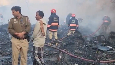 3 charred bodies recovered after two separate fires in Delhi’s Paharganj and Rithala