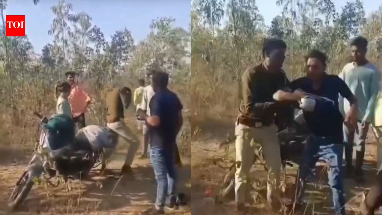 Chhattisgarh forest guard seen with woman companion thrashed, made to dance by mob