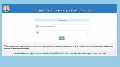 RGUHS declares MBBS, BHMS and BSc results 2026 at rguhs.org; students can check direct link here