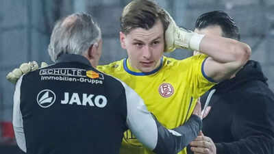 Goalkeeper hurt after firecracker explosion in German soccer game