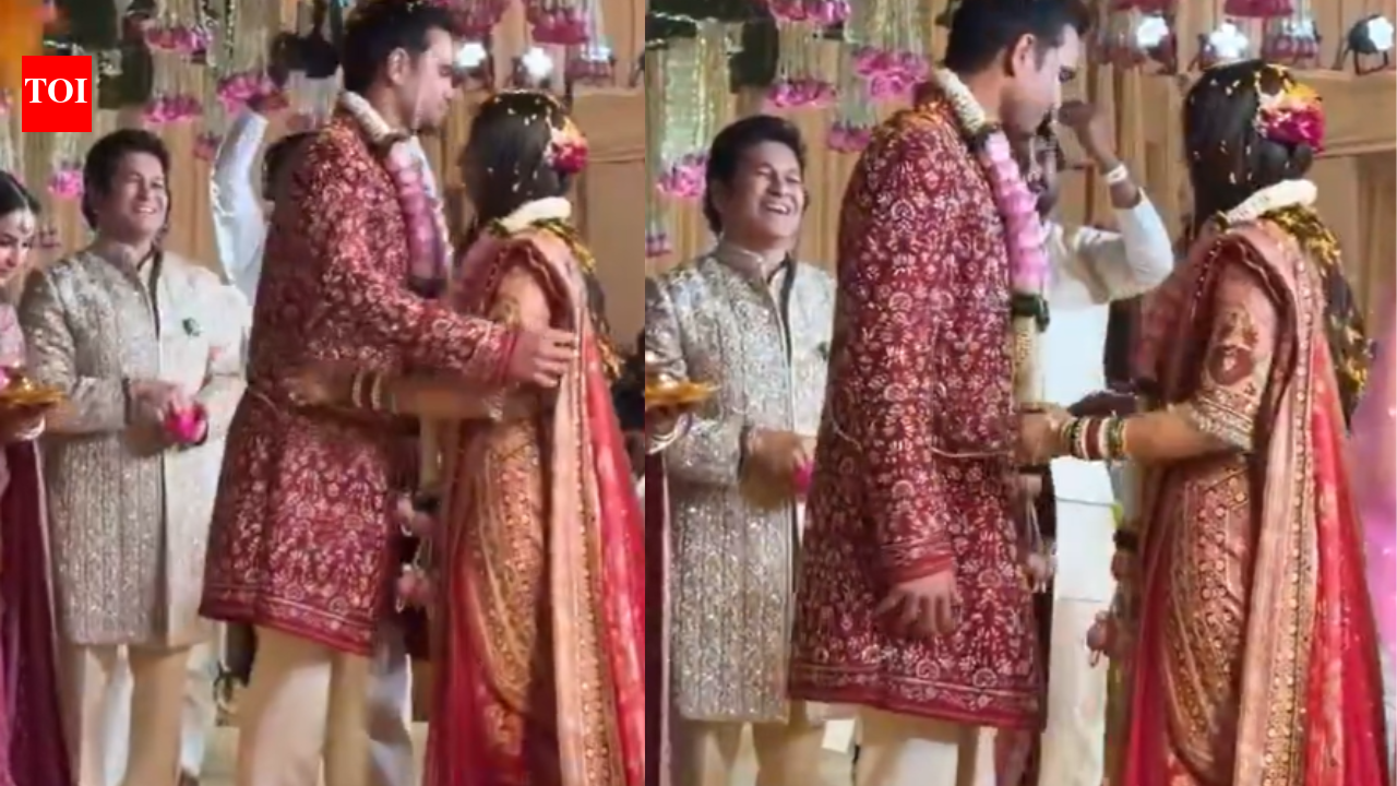 Arjun and Saaniya officially married after grand Mumbai celebrations