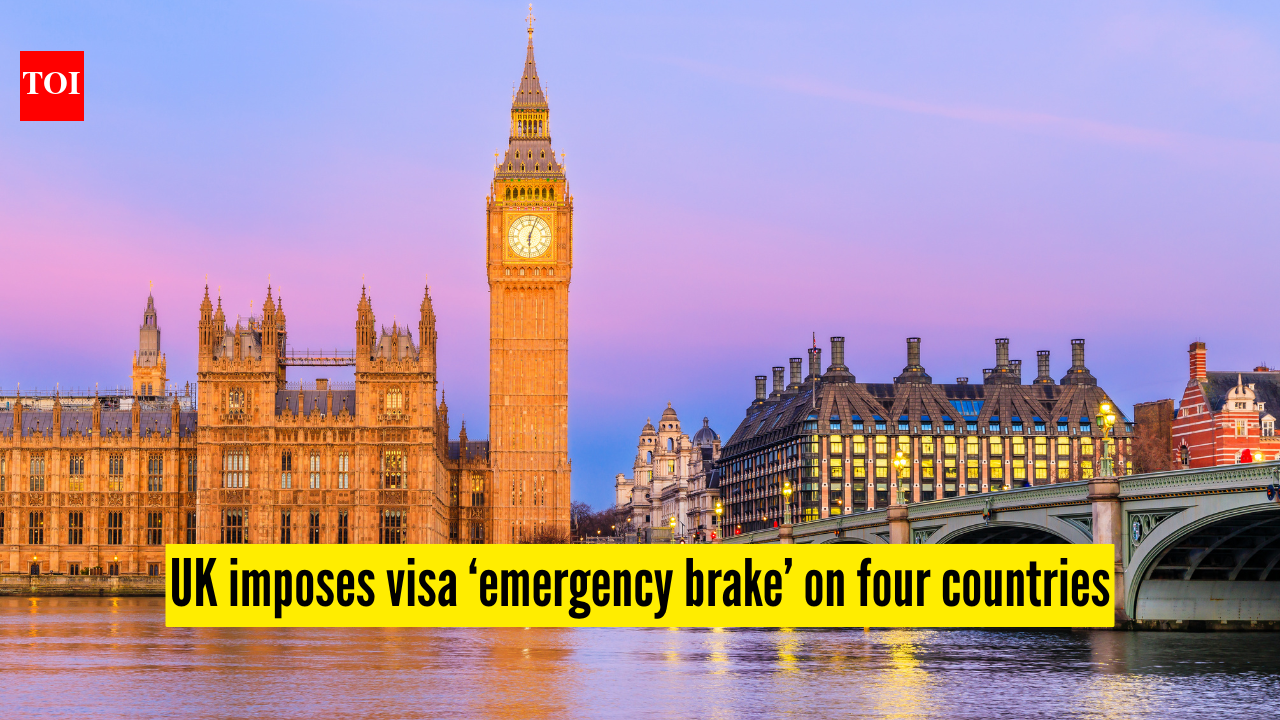 UK imposes visa ‘emergency brake’ on four countries amid crackdown on visa misuse; halts sponsored study visas