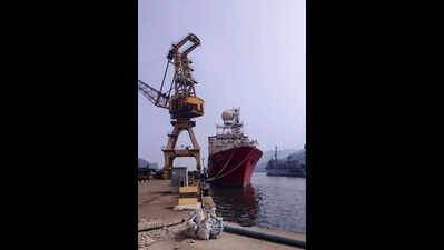Snakes on ship! Serpentine problem for workers as Sagar Kanya docks for repairs