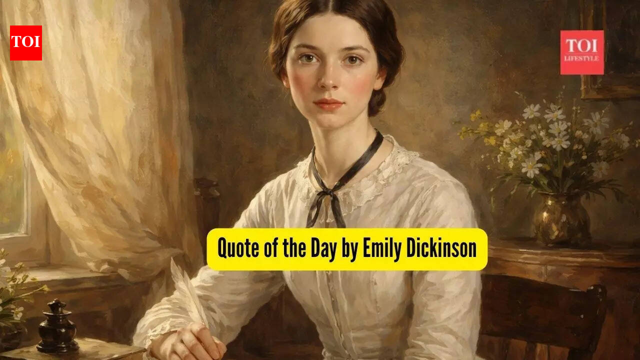 Quote of the Day by Emily Dickinson: 